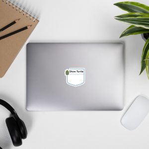 Pocket Turtle Sticker
